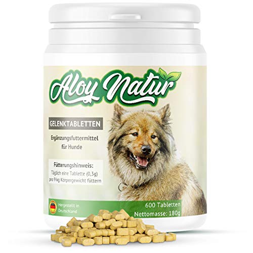 ALOY NATUR® Gelenktabletten für Hunde 600 Tabletten (180g) mit